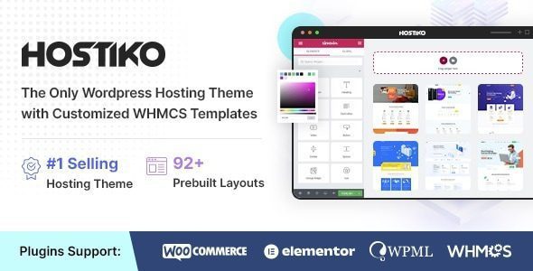 Hostiko WHMCS WordPress Hosting Theme
