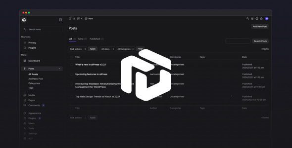 uiXpress Pro Admin Theme Plugin